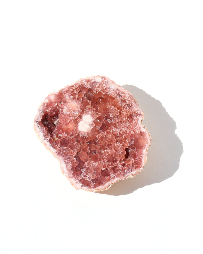 Pink Amethyst Geode Slice - Anza Studio