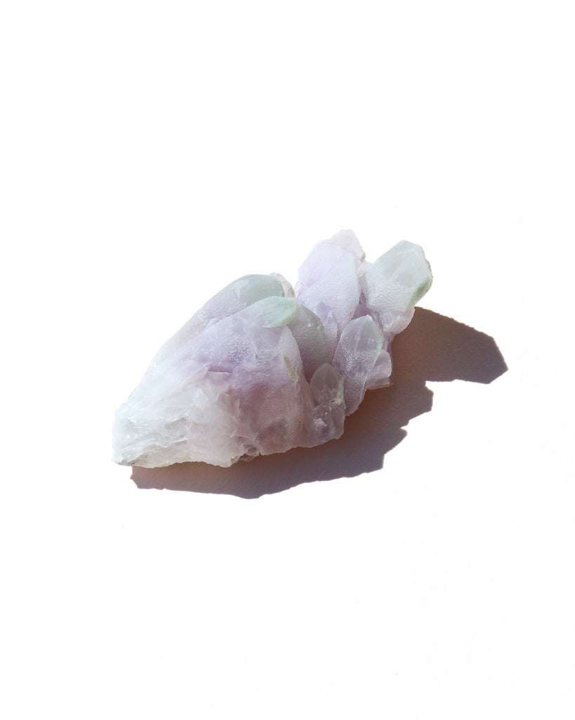 Frosted Phantom Amethyst Cluster