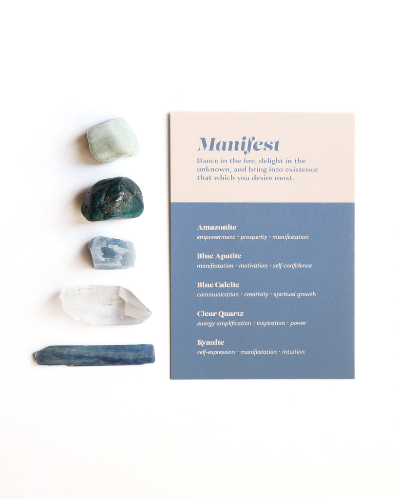 Manifest Crystal Intention Set