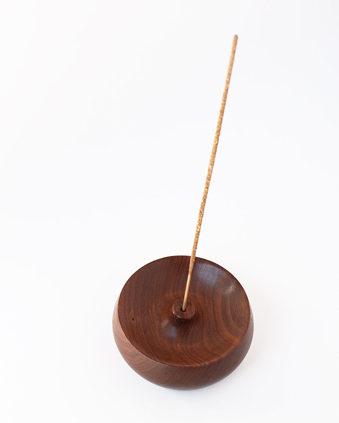 'The Mini' Walnut Incense Holder - Anza Studio