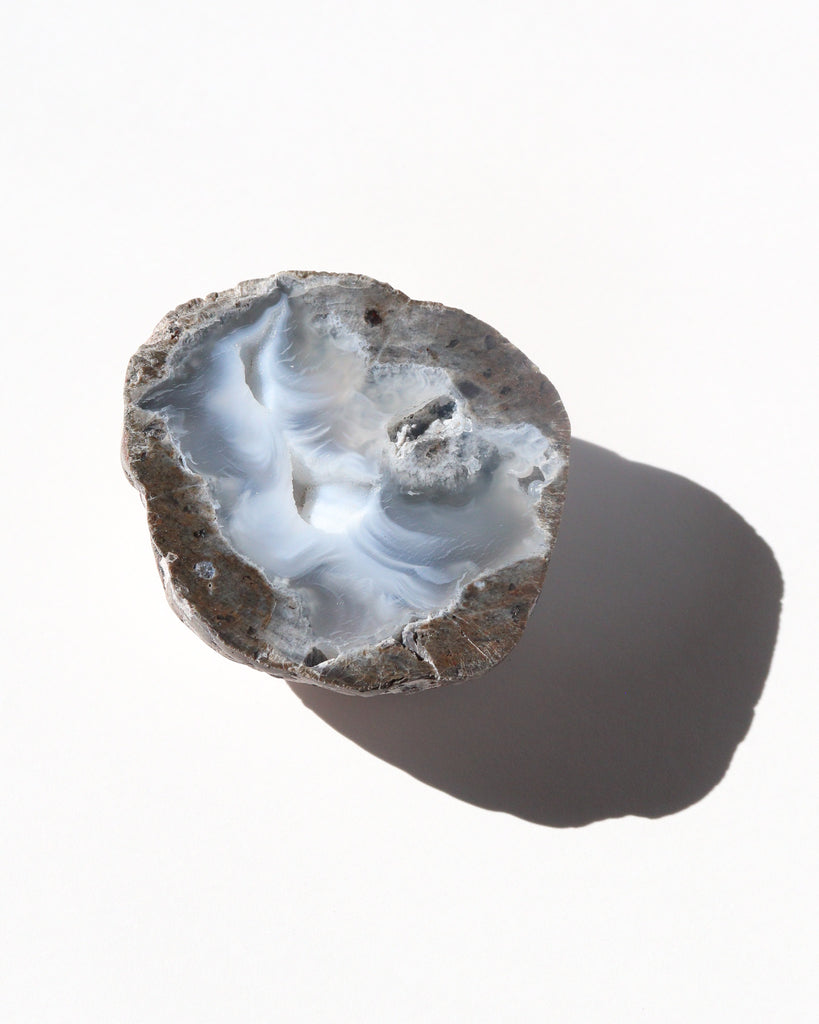Druzy Mist Agate Geode