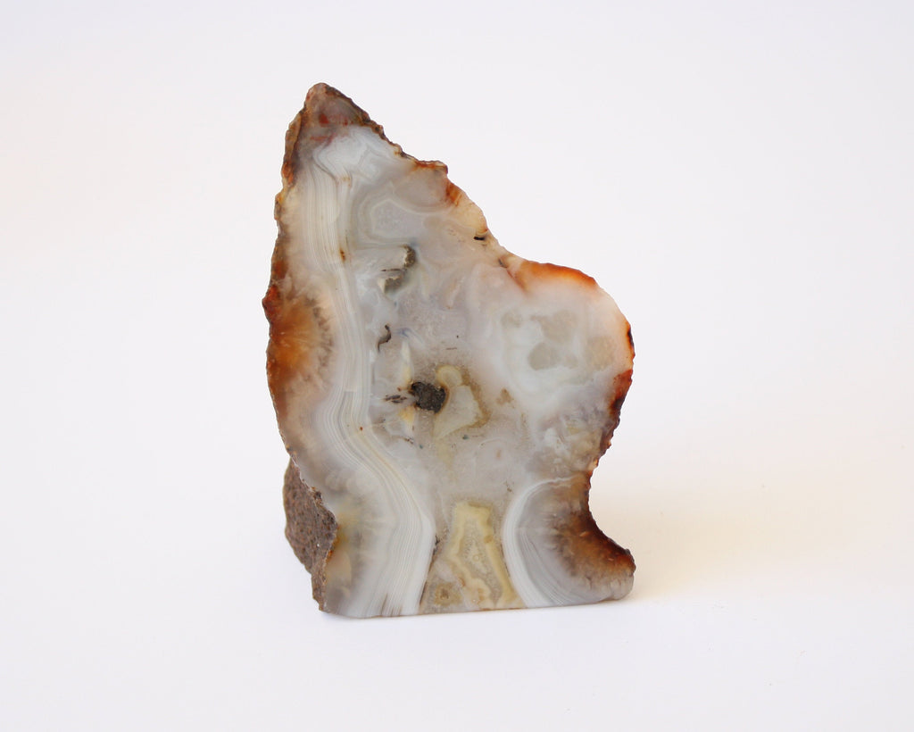 Agate Standing Polished Crystal - Anza Studio